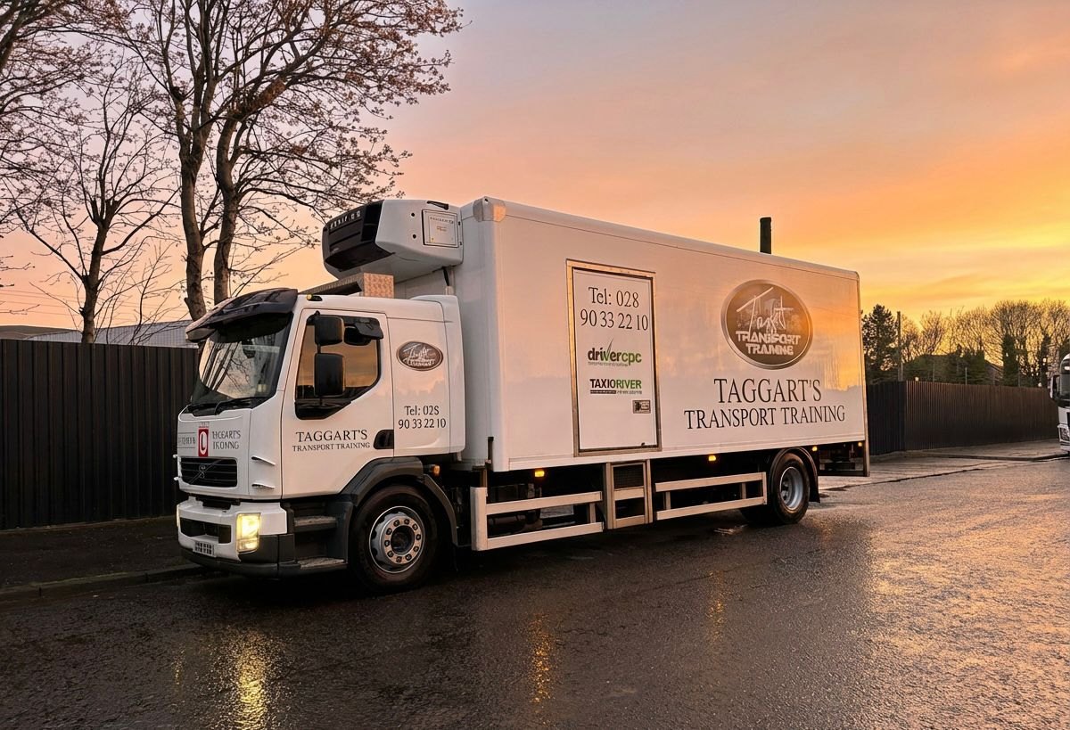 Taggart training vehicle parked on the road